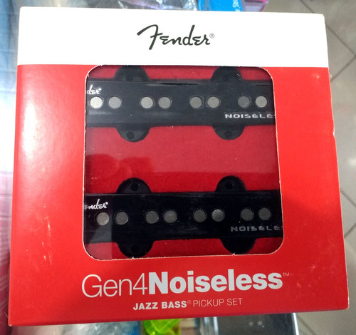 Set Captadores Fender Gen4 Noiseless Jazz Bass 4 Cordas Usa
