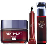 L'oreal Paris Kit Revitalift Laser: Crema Dia,  Ojos Y Serum