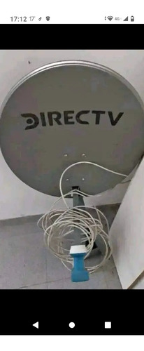 Antena Directv Con Soporte Hierro Y 20 Mts De Cable