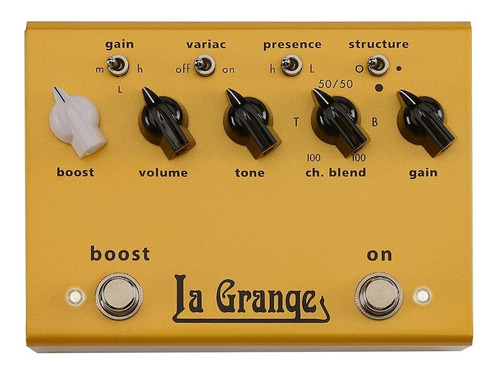 Pedal Bogner La Grange Overdrive/boost C/ Nota Fiscal 