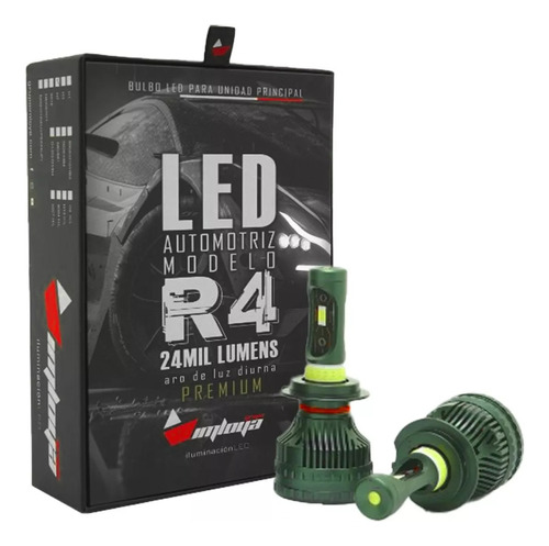 Kit Focos Led R4 Luz Blanca 24000 Lumens Luz Diurna