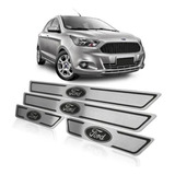 Zocalos Metalicos 4 Piezas Para Ford Auto Tuning 