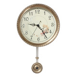 Reloj De Pared De Péndulo De Cobre Puro Antiguo, 10.6  Decor
