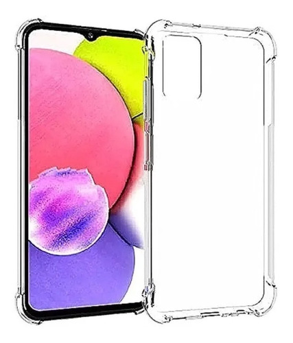 Funda Tpu Reforzada Transparente Para Samsung A03 + Templado