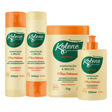 Kit Kolene Original Shampoo+condiconado+máscara+cremepentear