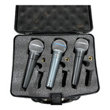 Shure 2 Microfonos Sm54 Y 1 Beta 58a