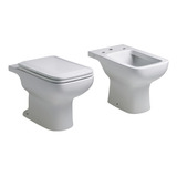 Combo Baño Sanitarios Ferrum Trento Inodoro Y Bidet 3a