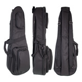 Capa Bag Violino Extra Luxo C/ Bolsos Cor Preto Lp Bags
