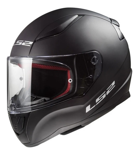 Casco Moto Ls2 Rapid 353 Negro Mate Cuota En Devotobikes