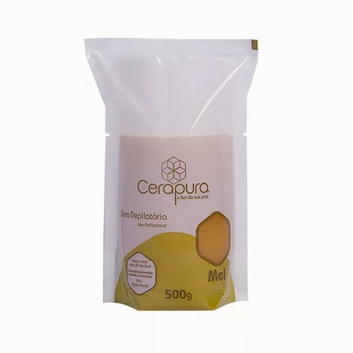 Cera Quente Depilatória Mel 500g - Cerapura