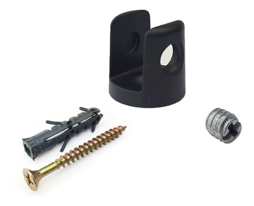 Kit 20 Suporte Fenda Para Vidro 6mm