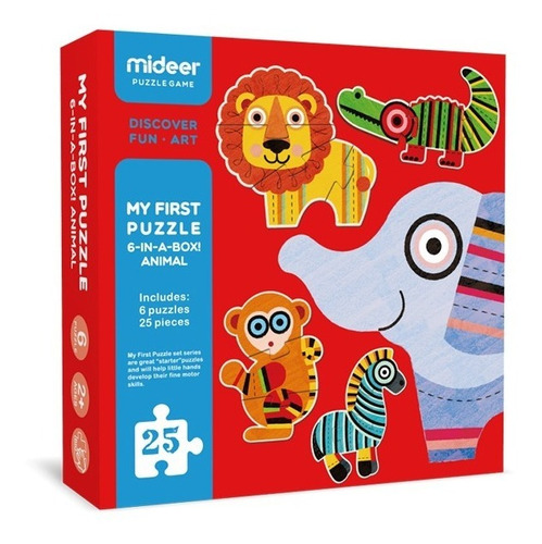 Mi Primer Puzzle (animales) - Mideer - Rompecabezas