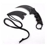 Faca Karambit Cs Go Black Preta - Combate Tática - Afiado