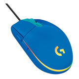 Mouse Logitech G203 Lights Usb Azul