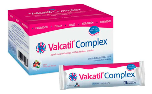 Valcatil Complex Cabello Y Uñas Frutos Del Bosque X15 Sticks