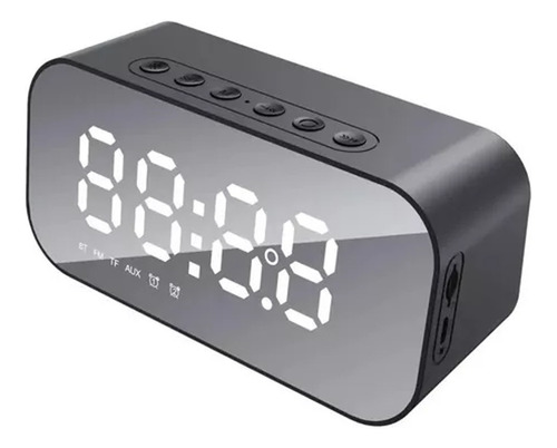 Despertador Radio Reloj Fm Mp3 Bluetooth Parlante Portatil