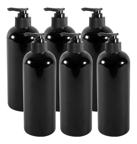 Dispensador Despachador De Jabón Y Gel Para Baño Cocina 8pz Color Negro