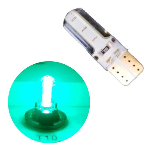 T10 Silica 6 Led Cob - Canbus Silica 12v