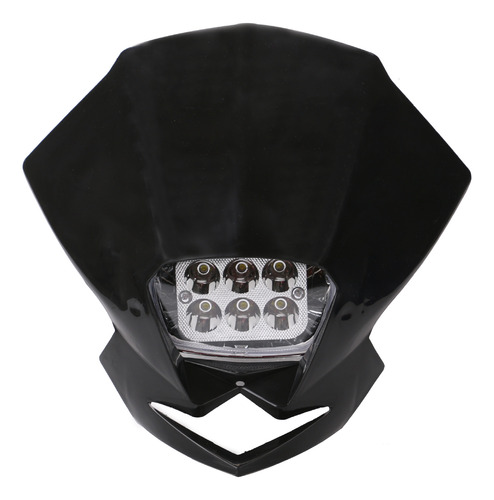 Motocross Moto Faro Cabeza Cubierta Fantasma Cara Faro Led