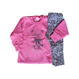 Conjunto Feminino Infantil Moletom Flanelado, Roupa Bebê