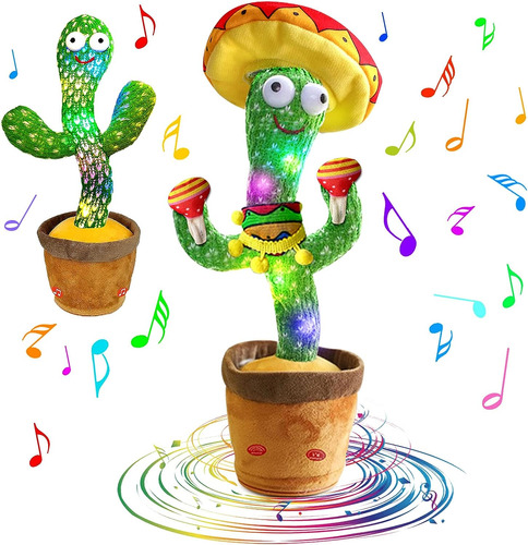 Dancing Cactus, Talking Cactus Toy, Sunny El Juguete Cactus