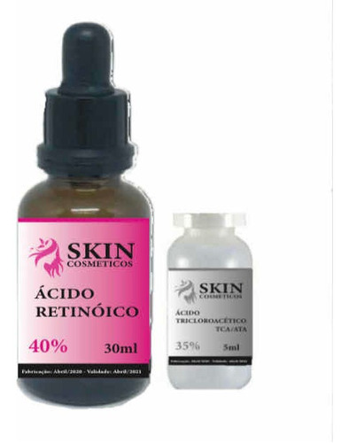 Peeling Retinóico 40% 30 Ml + Tca 35% 30ml.