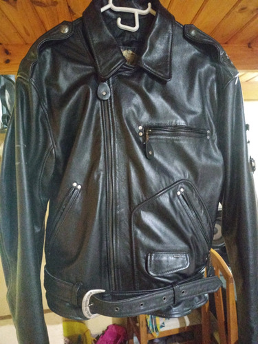 Campera De Cuero (harley Davidson)