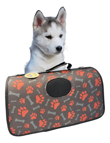 Bolso Mochila Transportadora Para Gatos Perros Mascotas L