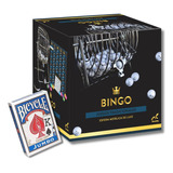 Juego De Mesa Set  Bingo Foil  Y Baraja Bicycle Jumbo 