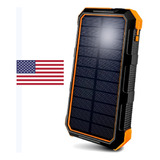 Cargador Portatil Solar 24000 Camping Carga Rápida Celular