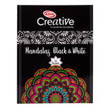 Libro Para Pintar Mandalas Black & White Creative