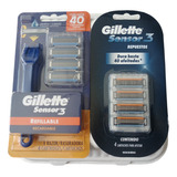 Gillete Sensor3 Tecnología Comfortgel *máquina + 8 Cartuchos