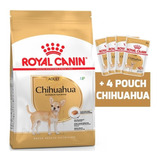 Alimento Royal Canin Chihuahua Adulto 1kg + 4 Pouch. Np