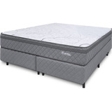 Cama Box Colchão King Espuma D45 Firme Ortopédico 193x203cm Bf Colchões