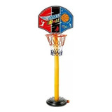 Kit Jogo De Basquete Infantil Completo Bola Cesta Suporte