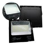 Reflector Led 400w 4000w De Iluminación Ip65 Uso Exteriores Carcasa Negro Luz Blanco Frío