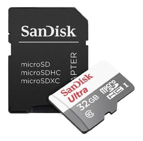 Tarjeta De Memoria Microsd 32 Gb + Adaptador 100 Mb/s