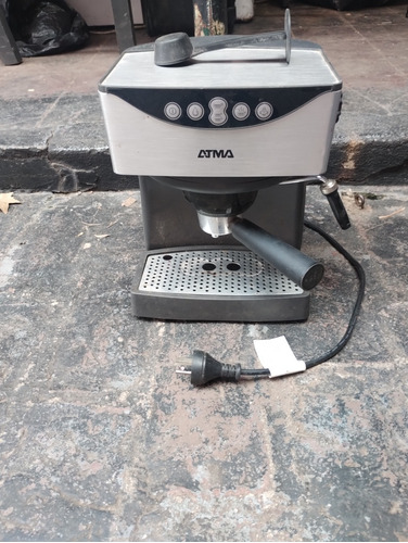 Cafetera Atma Automática Negra Y Plataexpreso 