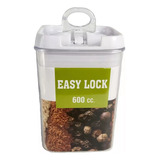 Frasco Taper Hermetico Acrilico Easylock 600 Ml Original