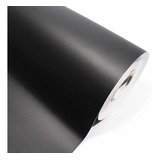 Rolo De Adesivo Vinil Preto Fosco Envelopamento 1,22m X 50m