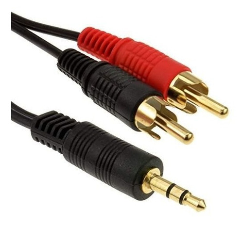 Cable Audio 2 Rca A Mini Plug Stereo Gold 5 Mts Puresonic