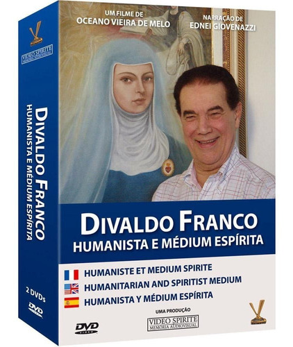 Divaldo Franco - Humanista E Médium Espírita - Dvd Duplo