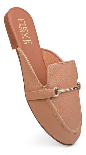 Sapatilha Mule Bico Quadrado Rasteira Moda Feminino