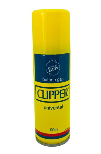 Gas Butano Clipper De 100 Ml