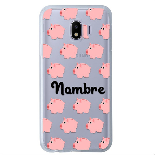 Funda Para Galaxy Cerditos Personalizada Con Nombres