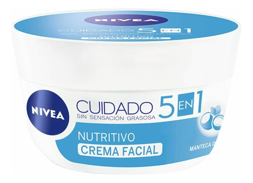 Crema Facial Cuidado 5 En 1 Nutritivo 100g Nivea