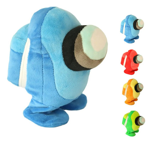 Peluche Among Us. Camina, Graba Y Repite Lo Que Dices