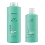 Wella Invigo Volume Boost Shampoo 1000ml + Crysal Mask 500ml