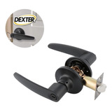 Cerradura Chapa Manija Para Baño Negra Dexter 6677