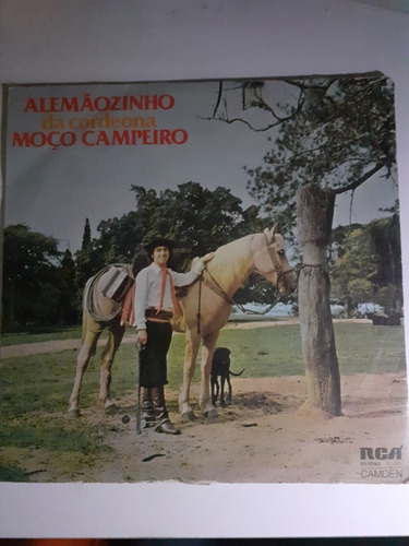 Lp Vinil Alemãozinho Da Acordeona- Moço Campeiro- 1977